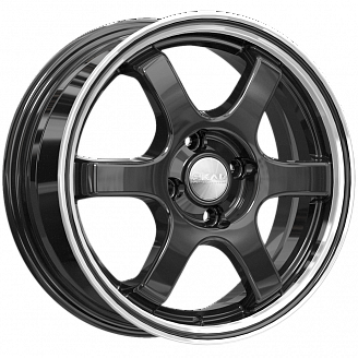 Диск SKAD Киото 6x15 5x100 ET38 DIA 57,1 Алмаз-антрацит
