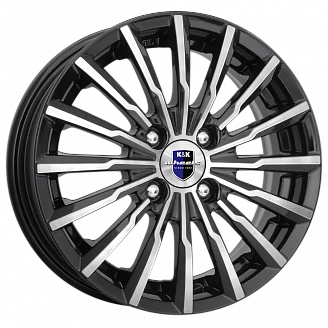 Диск K&K Акцент-ориг. (KC641) 5,5x14 4x100 ET43 DIA 60,1 Алмаз черный