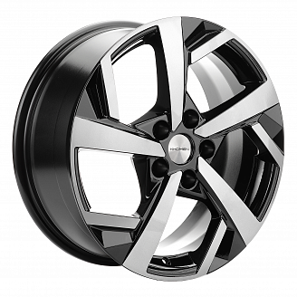 Диск KHW 1712 7x17 5x114,3 ET37 66,5 Black-FP (Haval Jolion) (Сфера)