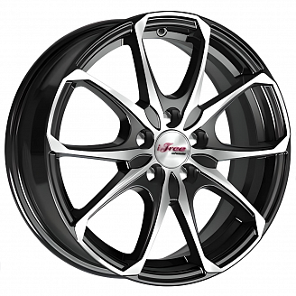 Диск iFree Такеши (KC877-04) 6x16 5x114,3 ET40 DIA 67,1 Блэк джек