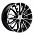Диск KHW 1611 6,5x16 5x114,3 ET45 60,1 Black-FP (Toyota Corolla) (Цилиндр)