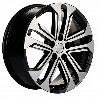 Диск KHW 1803 7x18 5x114,3 ET53 54,1 Black-FP (Geely Coolray)