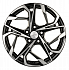Диск KHW 1716 7x17 5x114,3 ET48 67,1 Black-FP (Hyundai Sonata)