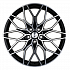 Диск KHW 1813 7x18 5x108 ET33 60,1 Black-FP (Omoda C5) (Сфера)