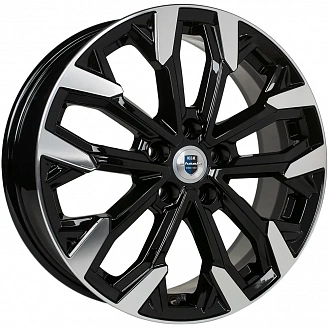 Диск K&K Морейн (KC1046-20) 6,5x17 5x114,3 ЕТ37 66,6 Алмаз черный