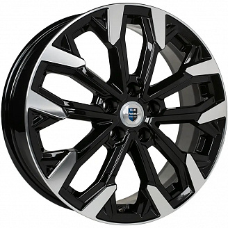 Диск K&K Морейн (KC1046-20) 6,5x17 5x114,3 ЕТ37 66,6 Алмаз черный