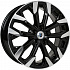 Диск K&K Морейн (KC1046-20) 6,5x17 5x114,3 ЕТ37 66,6 Алмаз черный