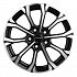 Диск KHW 1605 6,5x16 5x114,3 ET45 67,1 Black-FP (Mazda 3/Hyundai ix35)