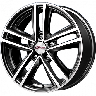 Диск iFree Катар (KC885-05) 6,5x16 5x114,3 ET45 DIA 67,1 Блэк джек