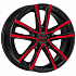 Диск MAK Milano 6,5x16 5x114,3 ET40 DIA 76 Black Red